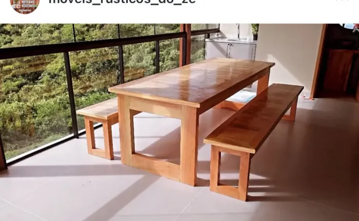 Móveis rústicos