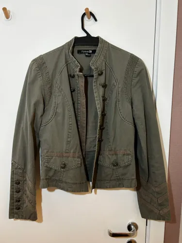 Jaqueta Militar Verde Oliva Forever 21 - Tamanho M