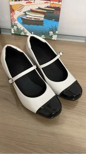 Sapato peep toe novo tamanho 36