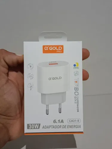 Fonte Carregador Turbo 30W AGOLD 6.1A - Carga Rápida
