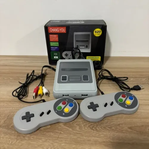 VIDEO GAME NINTENDO 620 JOGOS 2 CONTROLES