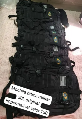 Mochila tática militar 50L