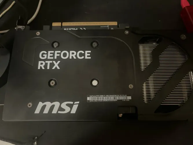 Placa de vídeo MSI RTX 5060 TI 16Gb Shadow 2x (OC Edition)