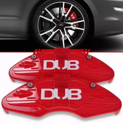 Par Capas Pinça De Freio vermelha Dub Esportiva