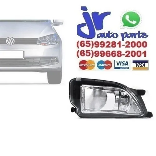 Par Farol de Milha Gol G6 2013 2014 2015 2016 Auxiliar Neblina 