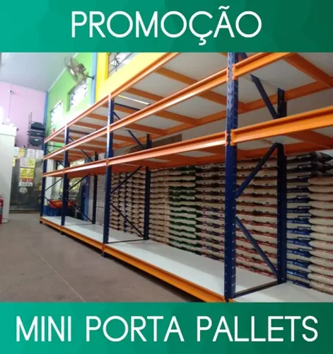 Mini Porta Pallets e Gôndolas