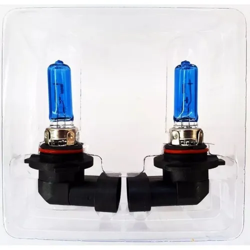 Kit Par Lâmpada Super Branca HB3 61w 12v Efeito Xenon Premium Inmetro