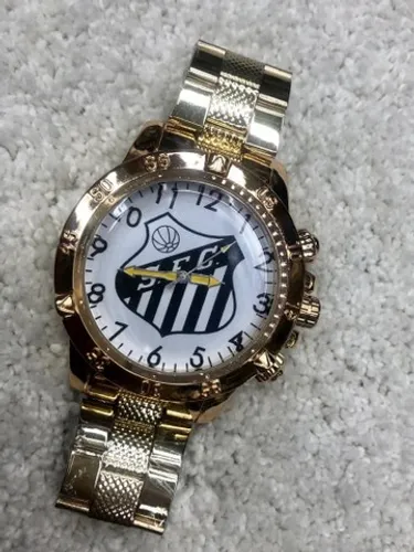 Relógio a prova dágua time santos flamengo Corinthians vasco