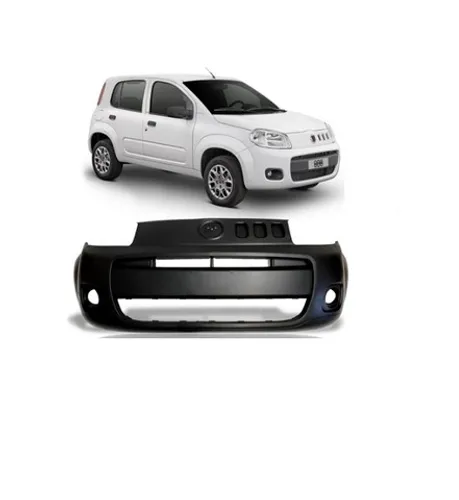 Para-Choque Dianteiro Fiat Uno Vivace/Fiorino Preto Liso pra pintura
