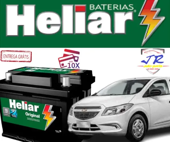 Bateria Heliar 60Ah 12v Automotivo