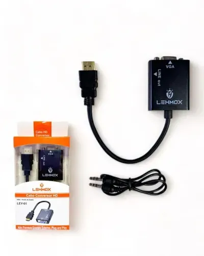 Cabo Conversor HDMI VGA Lehmox LEY-01