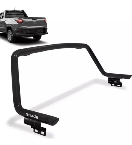 Santo Antônio Fiat Strada Cabine Simples 2'' 2021 à 2023 - Tubolar Preto