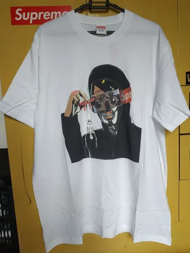 camiseta supreme branca 