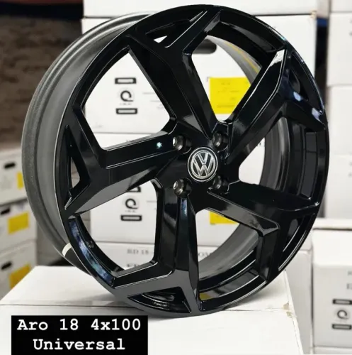 Rodas Golf Black Piano aro18 novas em até 10x de R$434,00 no cartão de crédito
