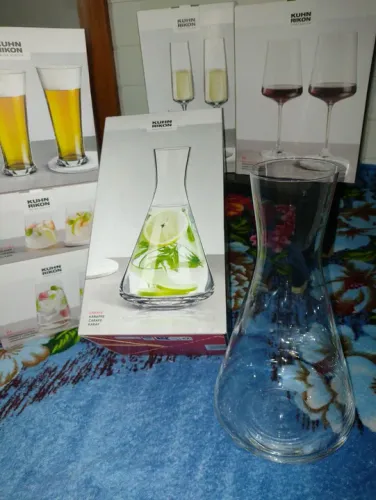 Jarra Vidro Cristalino - Carafe Kuhn Rikon. NOVO.
