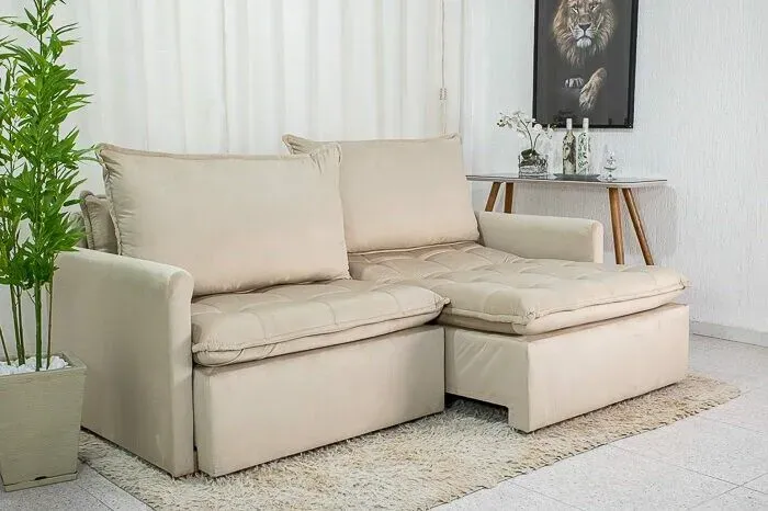 SOFÁ EM VELUDO SEM CAIXA SURPREENDA-SE!!! R2625F