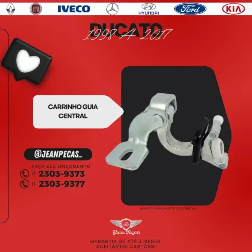 carrinho guia central - ducato