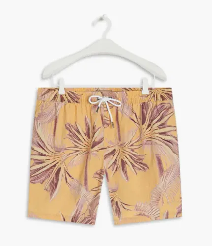 Short Praia Masculino Richards Beach Short Poisoned Amarelo