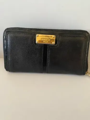 Carteira Corello couro legítimo preta 