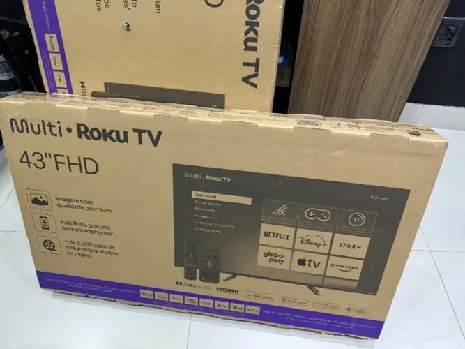 Smart TV DLED 43 FHD Multi Roku 3HDMI 2USB Wi-Fi - TL056M