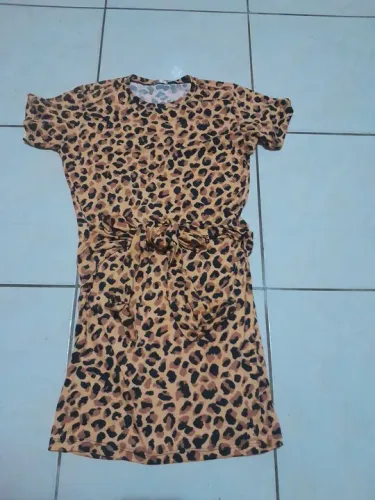 Vestido animal print 