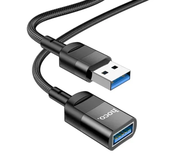 Cabo extensão usb macho C para fêmea A 3.0  Hoco 1.2m