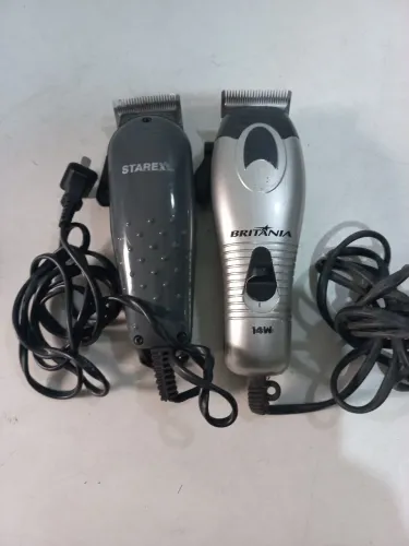 2 máquina de cortar cabelo Starex e Britânia