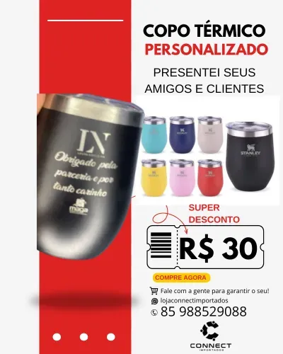 Copo térmico personalizado