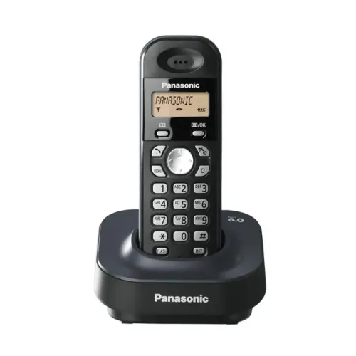 02 telefones panasonic sem fio e panaphone com fio