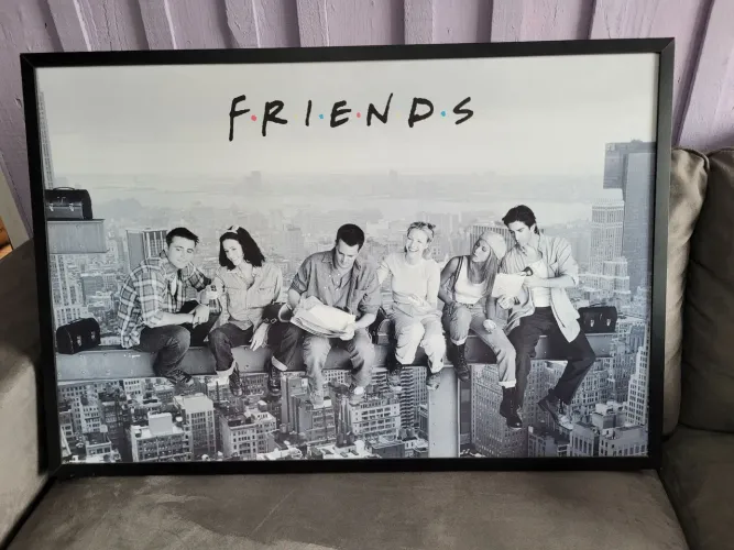 Quadro em madeira Friends 