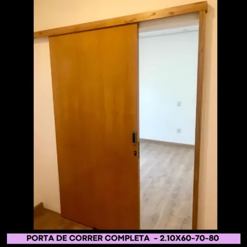 completa porta interna para quarto com batente de4cm cod6 correr