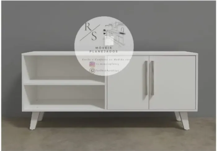 Rack para tv até 55" mdf