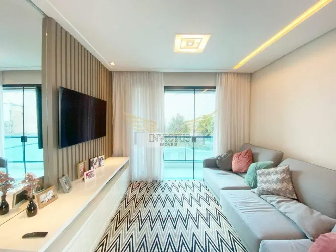 Apartamento Semi Mobiliado com 3 Quartos para Comprar, 142m² - Jardim Bela Vista, Santo An