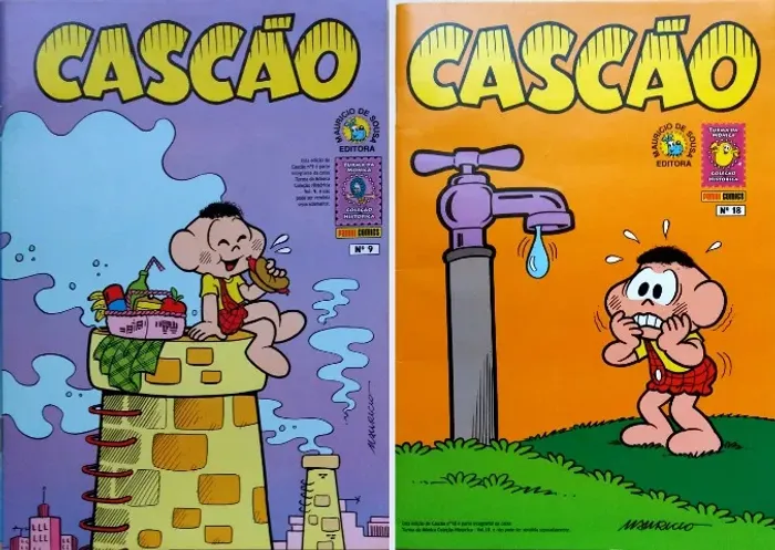 Cascão Coleção Histórica n°s 9 e 18 (Panini) [jan/09-jul/10] - 2 gibis - preço unitário.