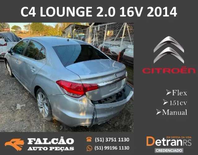 PEÇAS EM GERAL CITROEN C4 LOUNGE 2.0 2014