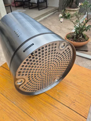 Coifa Tramontina inox tube isla 35cm 220v