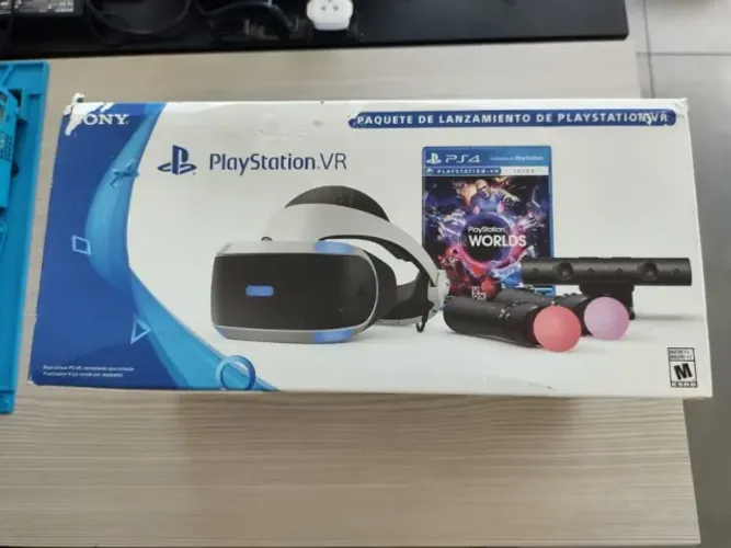 ?Caixa PlayStation VR com arte original - somente a caixa?