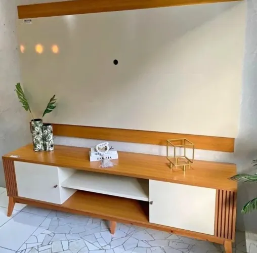 Entrega Grátis !! Rack para TV com Painel Suspenso - Entrega Imediata ! 