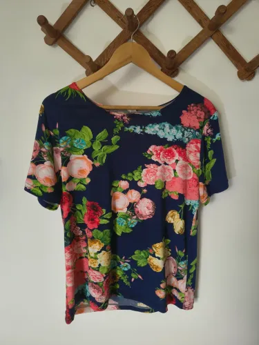 Blusa Azul Florida