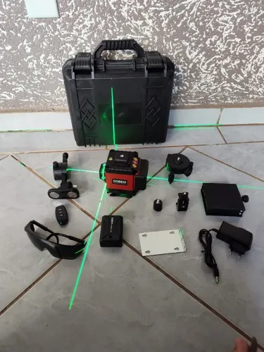 Nível Laser 12 Linhas Verde Profissional C/ Controle Dobevi