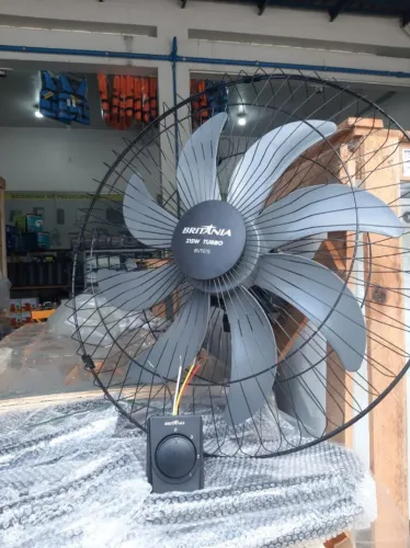 Ventilador De Parede Britânia Turbo 8 helices