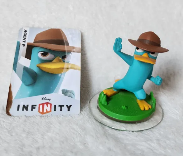 DISNEY INFINITY 1.0 AGENTE PERRY + CARD