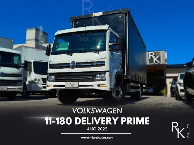 VW 11-180 Delivery Prime - 2022 (Baú Sider + Plataforma Hidraulica)