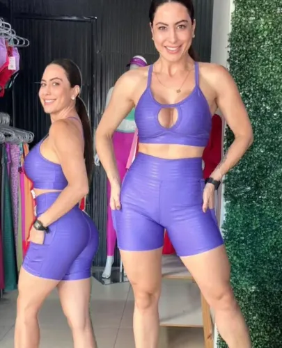 Conjunto de treino 3d Power - Top e Shorts