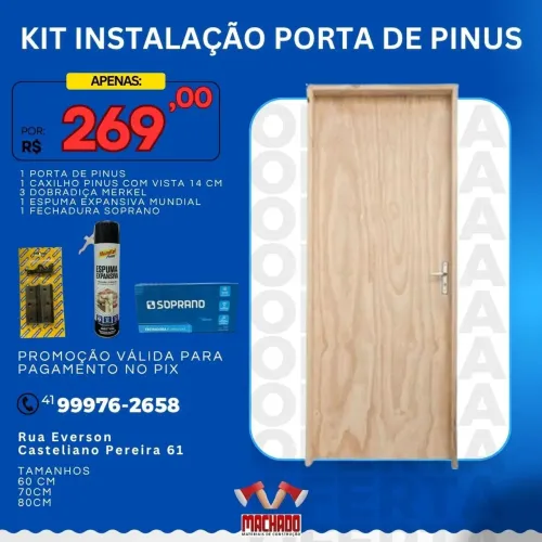 Porta completa pronta para instalar