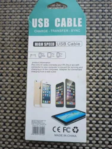 Cabo de conexão para Ipad 4, IPhone antigo 4G novo na caixa