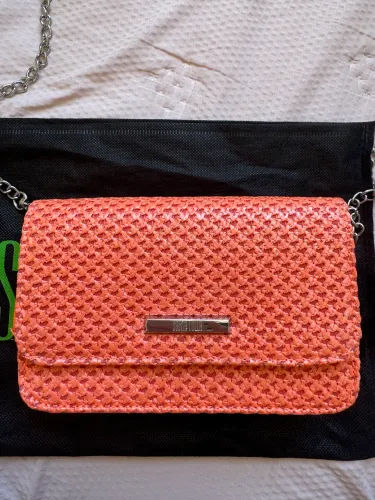 Bolsa Santa Lolla Tramado Coral