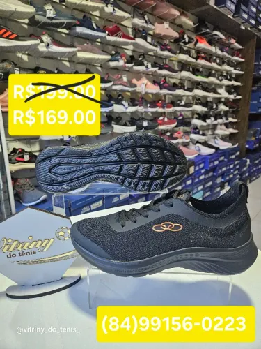 PROMOÇÃO TÊNIS OLYMPIKUS FEMININO ULTRA-LEVE 