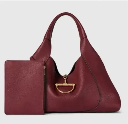Gucci Softbit maxi shoulder bag Bordo Original