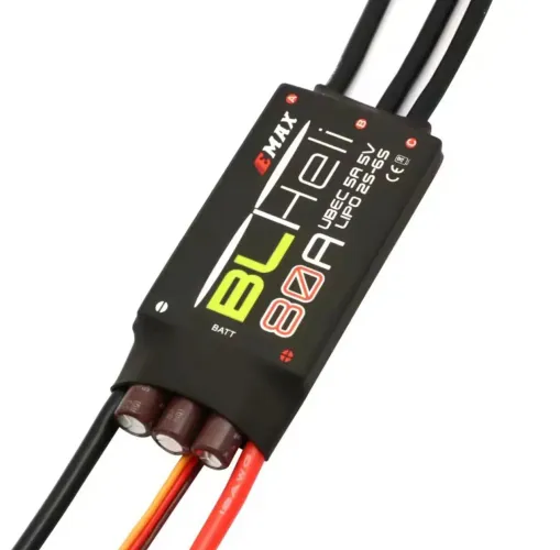Esc Emax 80a Blheli u-bec 5v/3a de 2 a 6s para aeromodelo drone e helicóptero